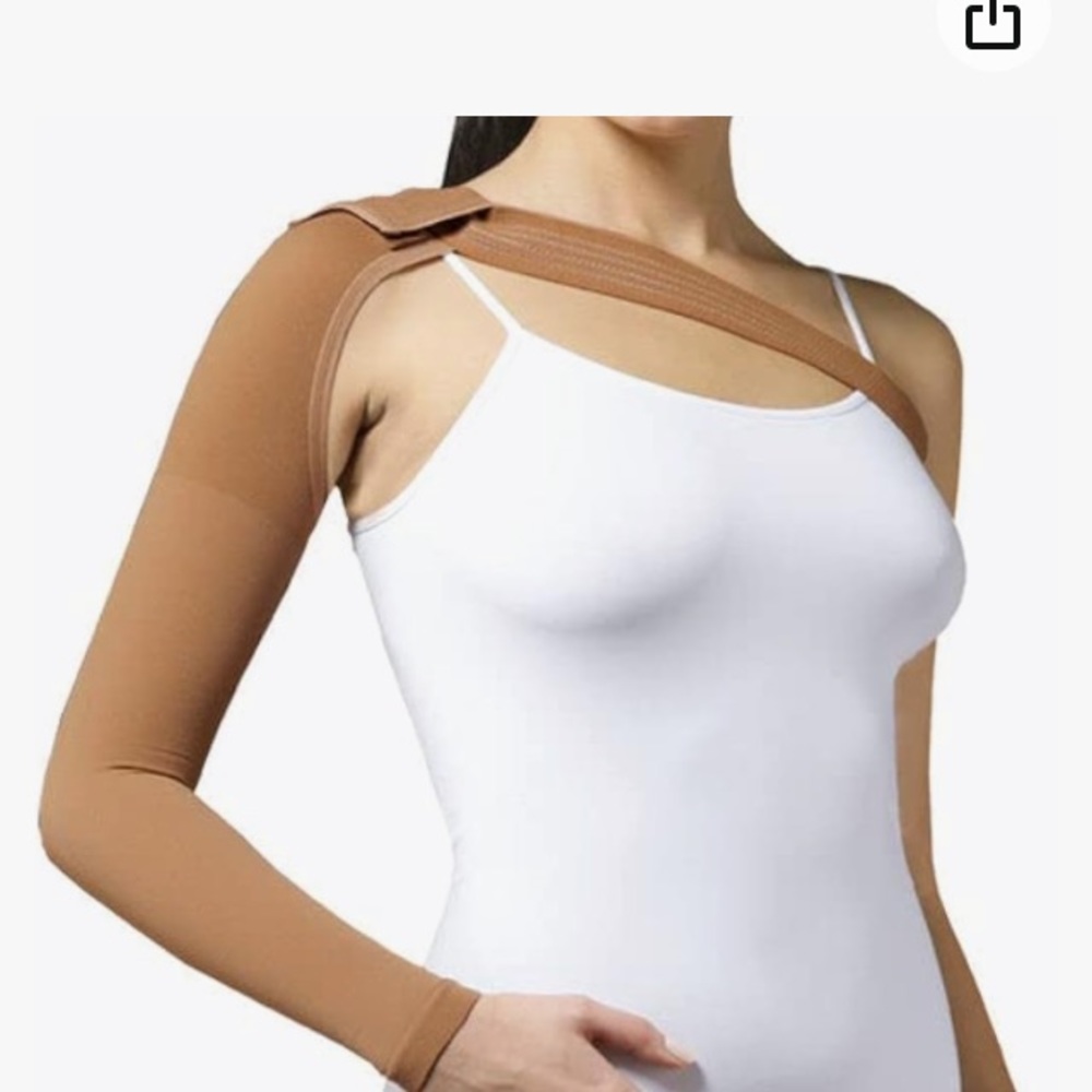 Oct breast health month-New in package compression sleeve-can be used left right
